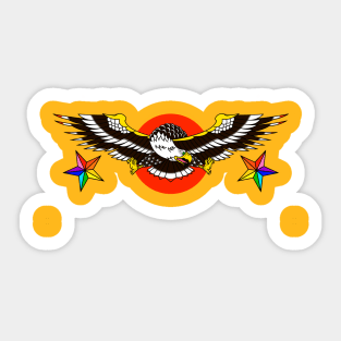 Rainbow Eagle Sticker